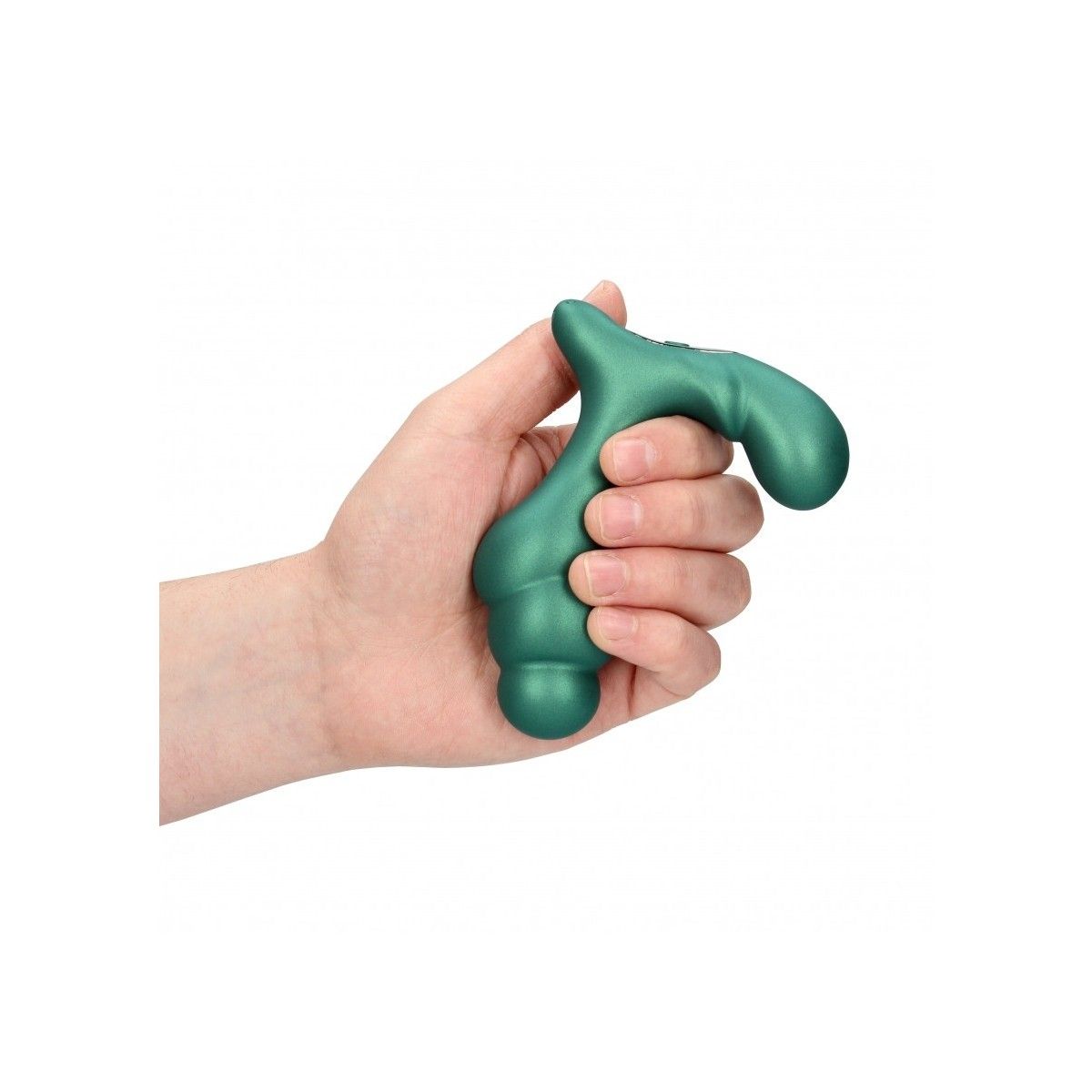 Vibratore anale per prostata Stacked Vibrating Prostate Massager with Remote Control Metallic Green