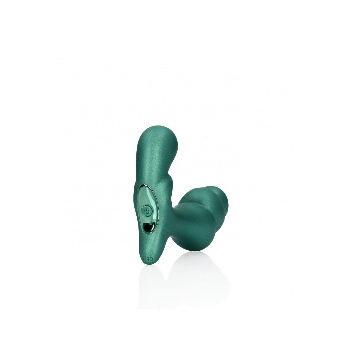 Vibratore anale per prostata Stacked Vibrating Prostate Massager with Remote Control Metallic Green