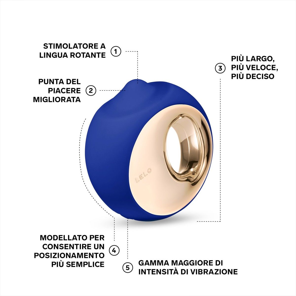 Simulatore cunnilingus per donne - ORA 3- Lelo