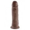 Fallo realistico maxi ventosa brown 25,5 cm