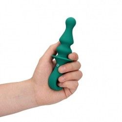 Plug anale vibrante verde Plug anale vibrante verde