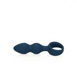 Plug anale a sfere graduate blu Small Plug anale a sfere graduate blu Small