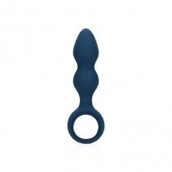Plug anale a sfere graduate blu Medium Plug anale a sfere graduate blu Medium