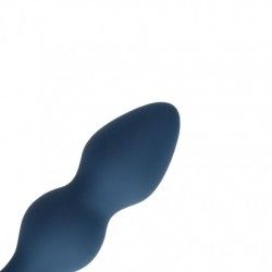 Plug anale a sfere graduate blu Medium Plug anale a sfere graduate blu Medium