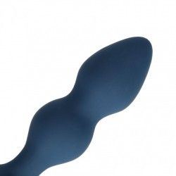 Plug anale a sfere graduate blu Large Plug anale a sfere graduate blu Large