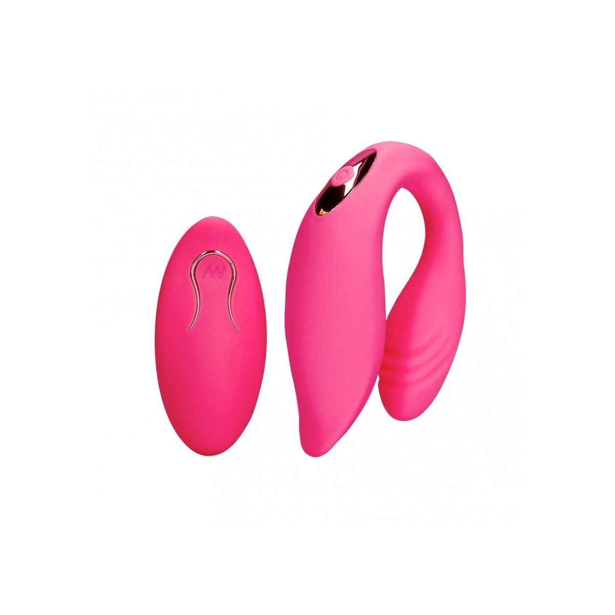 Vibratore per la coppia fucsia loveline