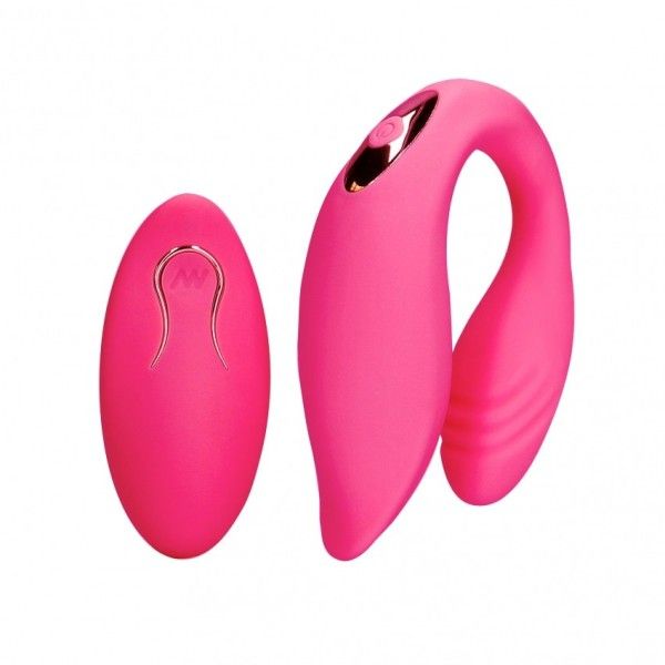 Vibratore per la coppia fucsia loveline