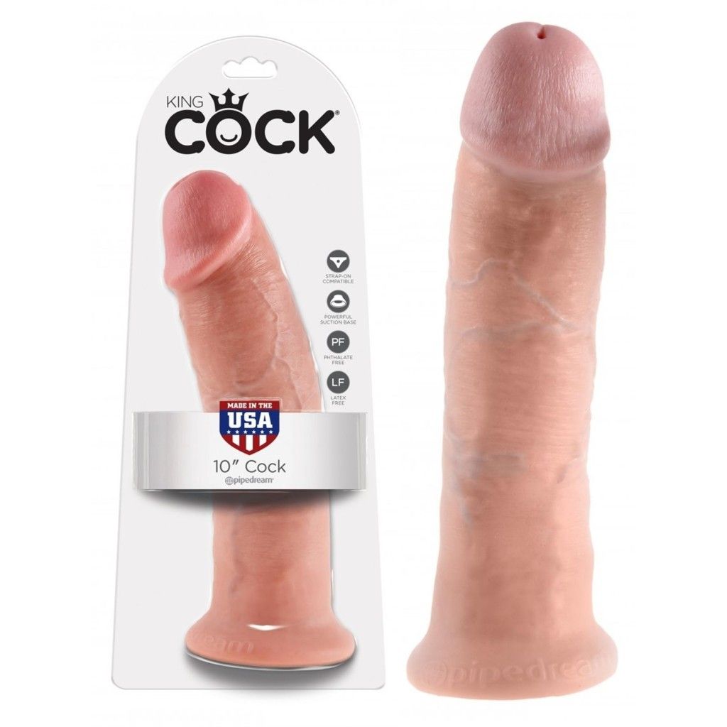 Dildo grande Fallo maxi big king cock realistico vaginale con ventosa 10 flesh