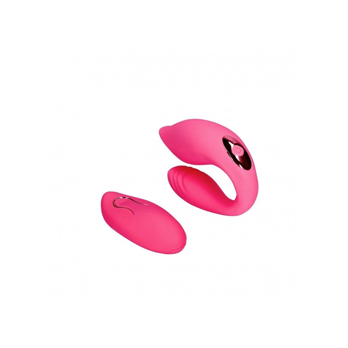 Vibratore per la coppia fucsia loveline