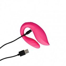 Vibratore per la coppia fucsia loveline Vibratore per la coppia fucsia loveline