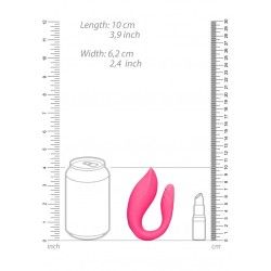 Vibratore per la coppia fucsia loveline Vibratore per la coppia fucsia loveline