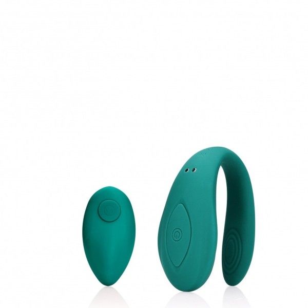 Vibratore per coppia verde acqua loveline