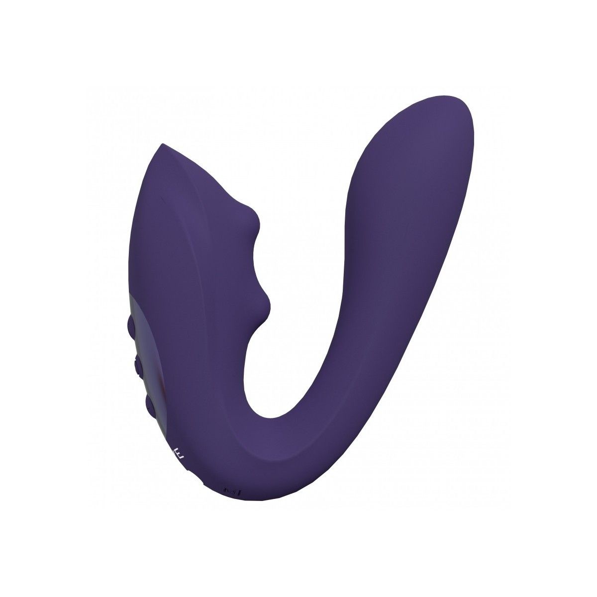 Vibratore vaginale Yuki Dual Motor G-Spot Vibrator with Massaging Beads Purple