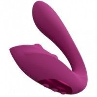Vibratore punto G con sfere porpora Yuki