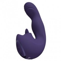 Vibratore con lingua stimolante viola Yumi Vibratore con lingua stimolante viola Yumi