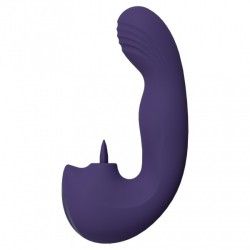 Vibratore con lingua stimolante viola Yumi Vibratore con lingua stimolante viola Yumi