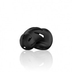 Gabbia pene Mancage in Silicone Nero Gabbia pene Mancage in Silicone Nero