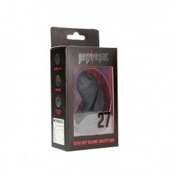 Gabbia pene Mancage in Silicone Nero Gabbia pene Mancage in Silicone Nero