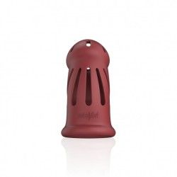 Gabbia pene Mancage in Silicone rosso Gabbia pene Mancage in Silicone rosso