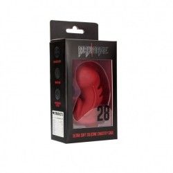 Gabbia pene Mancage in Silicone rosso Gabbia pene Mancage in Silicone rosso