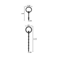 Dilatatori uretrali Penis Plug Large 2 pz Dilatatori uretrali Penis Plug Large 2 pz