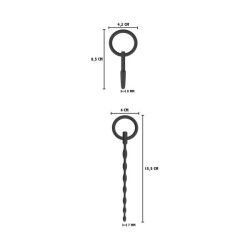 Dilatatori uretrali Penis Plug Small 2 pz Dilatatori uretrali Penis Plug Small 2 pz