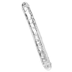 Fallo doppio Double Dong trasparente 34,5 cm Fallo doppio Double Dong trasparente 34,5 cm
