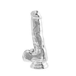 Fallo realistico ventosa trasparente 16 cm Fallo realistico ventosa trasparente 16 cm