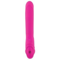Vibratore strapon flessibile telecomando rosa Vibratore strapon flessibile telecomando rosa