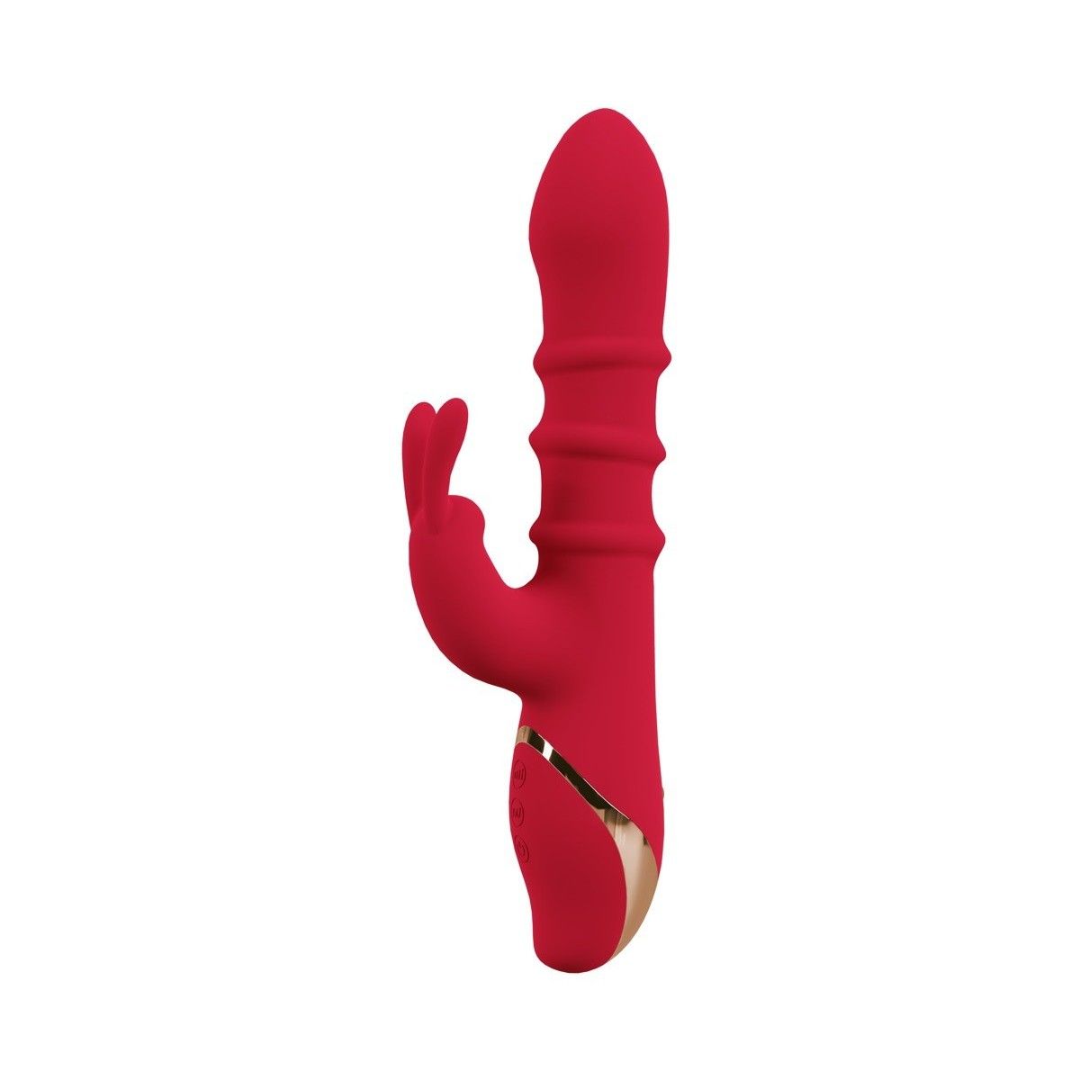 Vibratore vaginale Rabbit Vibrator with 3 Moving Rings