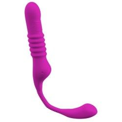 Vibratore strapon indossabile fucsia Vibratore strapon indossabile fucsia