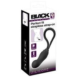 Strapon dildo indossabile flessibile nero Strapon dildo indossabile flessibile nero