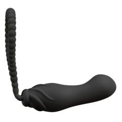 Strapon dildo indossabile flessibile nero Strapon dildo indossabile flessibile nero