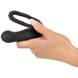 Strapon dildo indossabile flessibile nero Strapon dildo indossabile flessibile nero