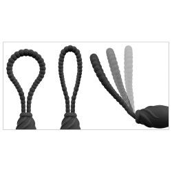 Strapon dildo indossabile flessibile nero Strapon dildo indossabile flessibile nero