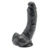 Fallo dildo realistico 20 cm nero Fallo dildo realistico 20 cm nero