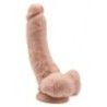 Fallo dildo realistico 20 cm pelle chiara Fallo dildo realistico 20 cm pelle chiara