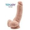 Fallo dildo realistico 20 cm pelle chiara Fallo dildo realistico 20 cm pelle chiara