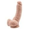 Fallo dildo realistico 20 cm pelle chiara Fallo dildo realistico 20 cm pelle chiara
