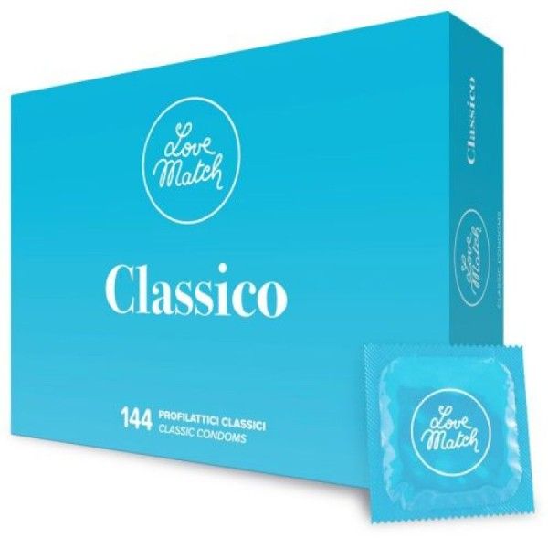 Preservativi classici love match 144 pz