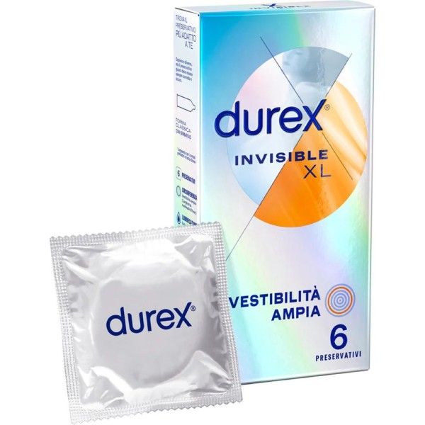 Preservativi XL Durex Invisible
