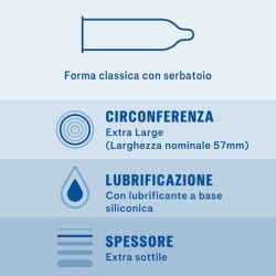 Preservativi XL Durex Invisible Preservativi XL Durex Invisible