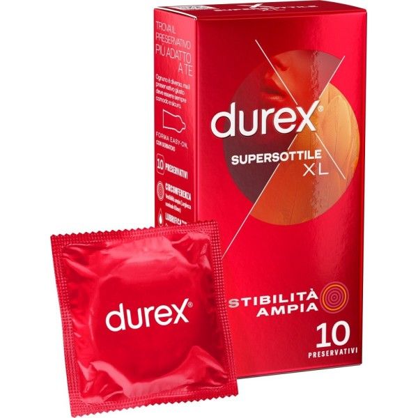 Preservativi Durex supersottile XL 10 pz