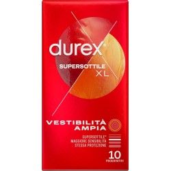 Preservativi Durex supersottile XL 10 pz Preservativi Durex supersottile XL 10 pz