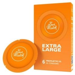 Preservativi XL love match 6 pz Preservativi XL love match 6 pz