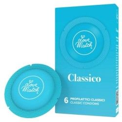 Preservativi classici love match 6 pz Preservativi classici love match 6 pz