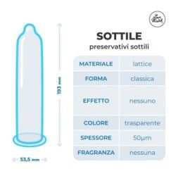 Preservativi sottili love match 6 pz Preservativi sottili love match 6 pz