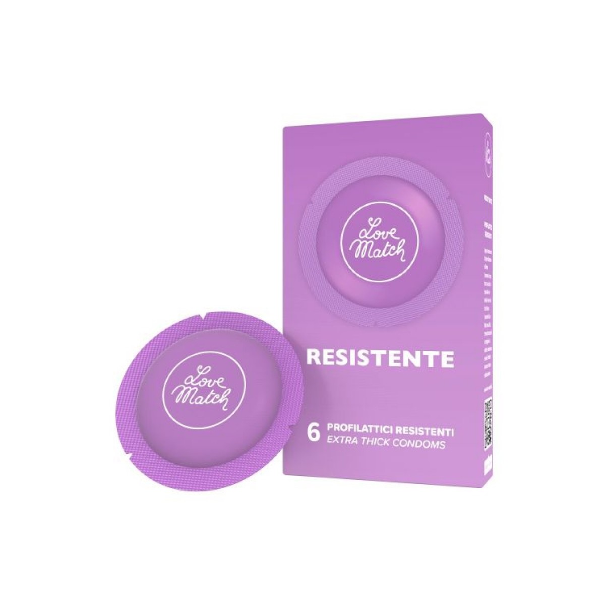 Preservativi resistenti Profilattici love match 6 pezzi