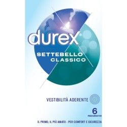 Preservativi durex Settebello 6 pz Preservativi durex Settebello 6 pz