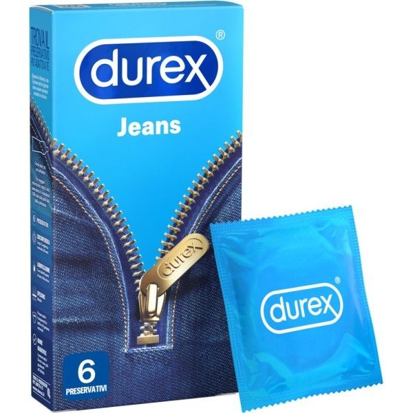 Preservativi Jeans Durex 6 pz